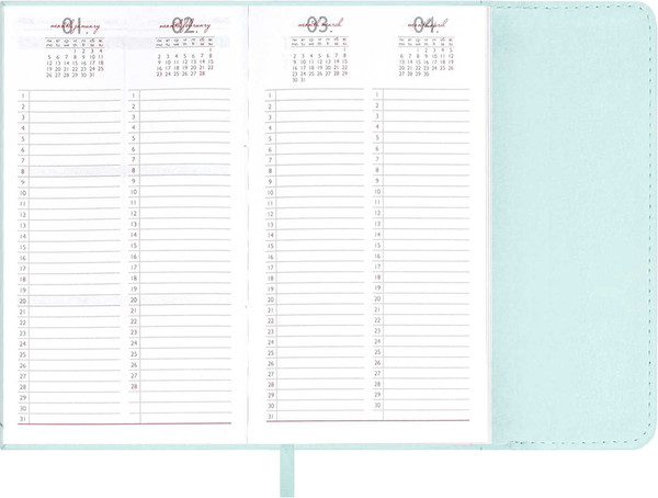 Изображение товара Еженедельник Escalada Бьянчини 2026 / 70354 (64л, мятный)