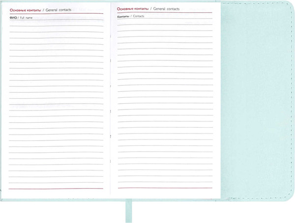 Изображение товара Еженедельник Escalada Бьянчини 2026 / 70354 (64л, мятный)