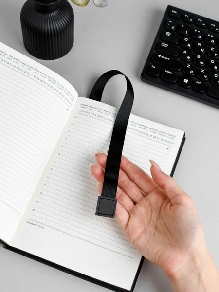 Изображение товара Ежедневник Escalada Пике Макро / 70655 (160л, черный)