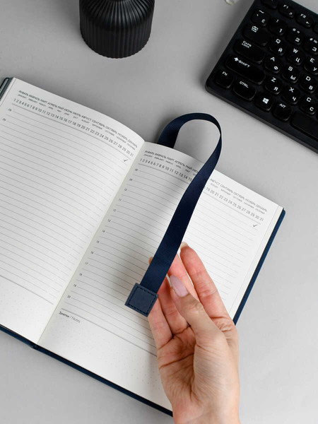 Изображение товара Ежедневник Escalada Пике Макро / 70656 (160л, синий)