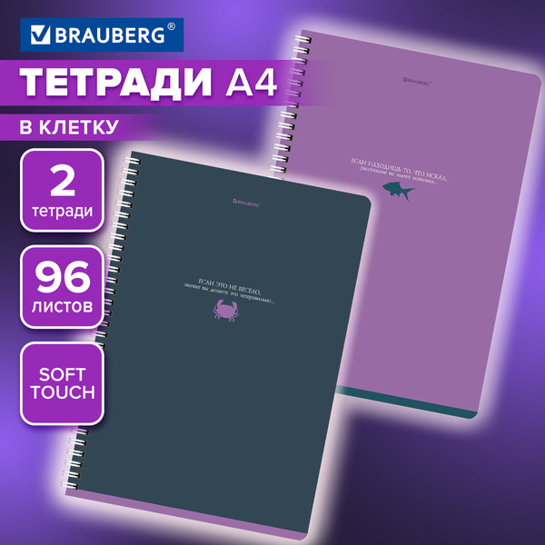 Изображение товара Набор тетрадей Brauberg 404647 (2шт)