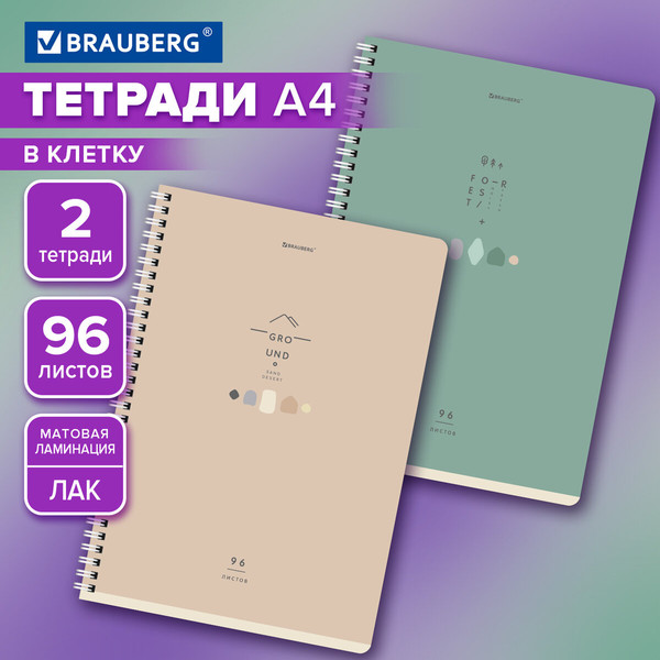 Изображение товара Набор тетрадей Brauberg 404648 (2шт)