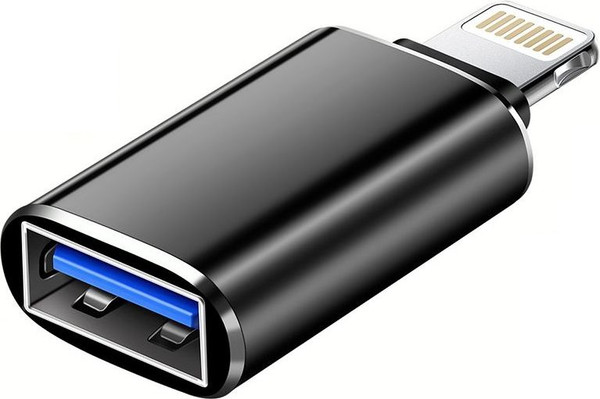 Изображение товара Адаптер Bingo с USB 3.0 на Lightning (черный)