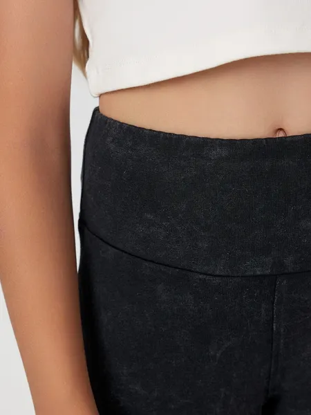 Изображение товара Леггинсы детские Mark Formelle 147755 (р.152-76, acid wash черный)