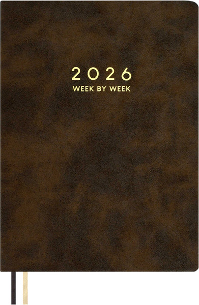 Изображение товара Еженедельник Escalada Тиволи Делавэ 2026 / 70328 (80л, коричневый)