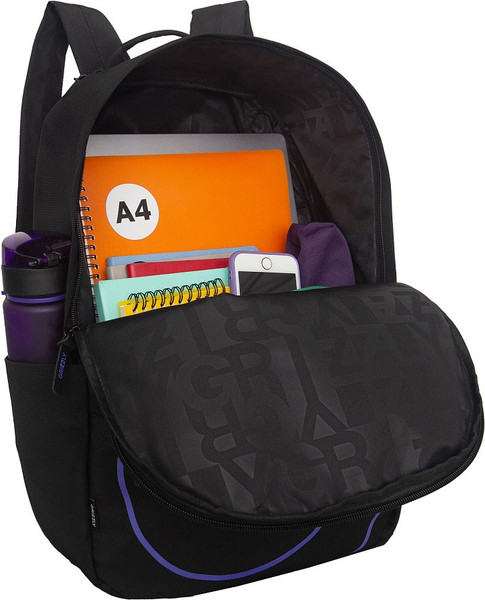 Изображение товара Рюкзак Grizzly RQL-614-1 (черный/фиолетовый)