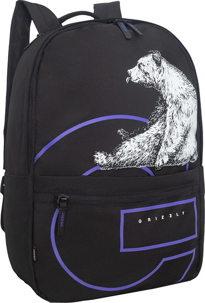 Изображение товара Рюкзак Grizzly RQL-614-1 (черный/фиолетовый)
