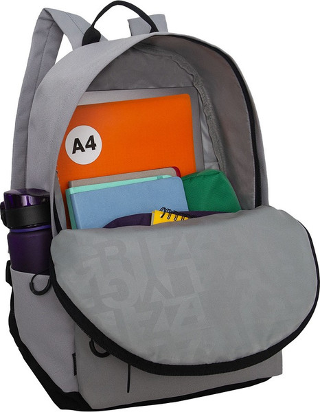 Изображение товара Рюкзак Grizzly RQL-617-2 (черный/светло-серый)