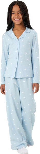 Изображение товара Пижама детская Mark Formelle 567754 (р.140-68, сердечки на голубом)