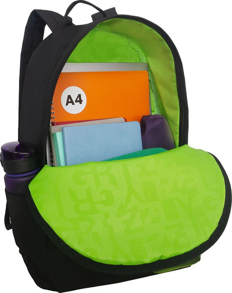 Изображение товара Рюкзак Grizzly RQL-617-5 (черный/салатовый)