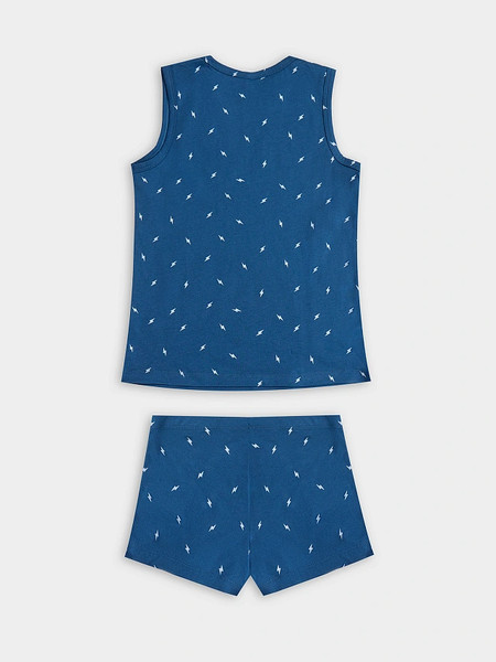 Изображение товара Комплект бельевой детский Mark Formelle 443002 (р.146-72-63, молнии на синем)