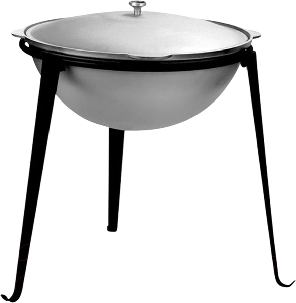 Изображение товара Тренога для костра Kukmara Т09 с казаном Kukmara к1100