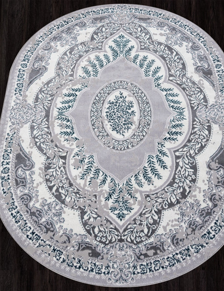 Изображение товара Ковер Merinos Palermo F290-OVAL-GRAY (2х2.9)