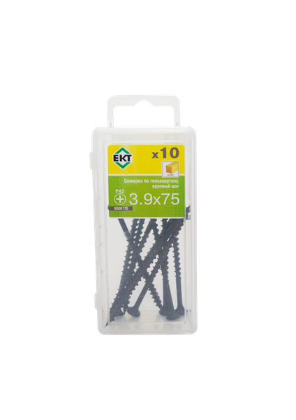 Изображение товара Саморез ЕКТ Крупный шаг 3.9х75 / B006776