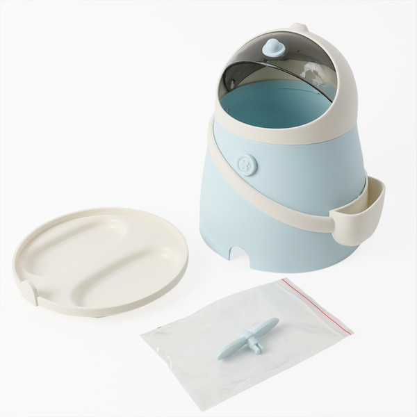 Изображение товара Контейнер для мусора Darvish DV-H-2122-2 (белый/голубой)