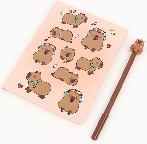 Изображение товара Записная книжка Darvish Капибара. С ручкой / DV-15321-4 (50л)