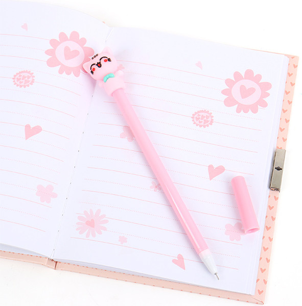 Изображение товара Записная книжка Darvish Милые котики. С ручкой / DV-14624B (50л, оранжевый)