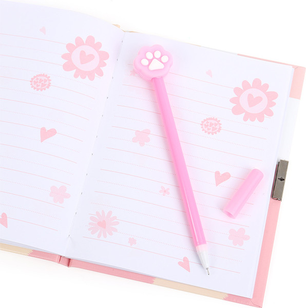 Изображение товара Записная книжка Darvish Милые лапки. С ручкой / DV-14625A (50л)