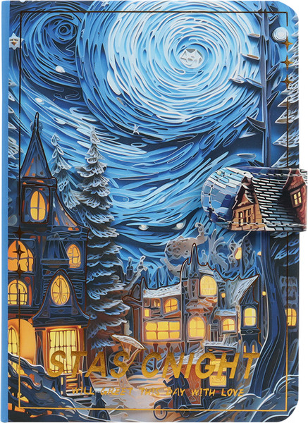 Изображение товара Записная книжка Darvish Звездная ночь / DV-15397-4 (96л)