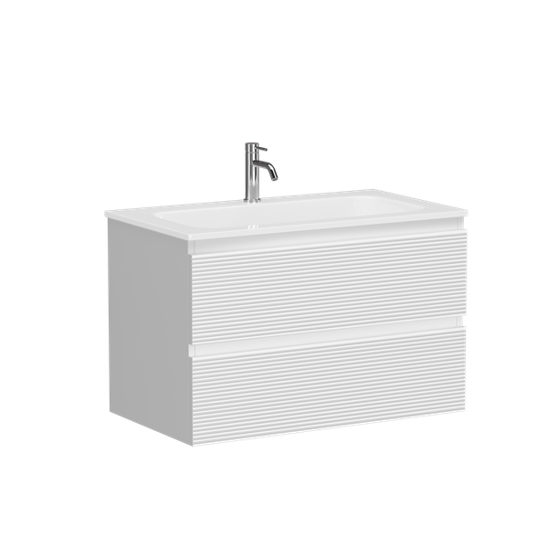 Изображение товара Тумба с умывальником Sancos Folk FL80W + CN7005MB