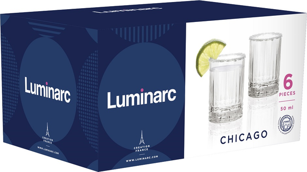 Изображение товара Набор рюмок Luminarc Чикаго / 10O0565 (6шт)