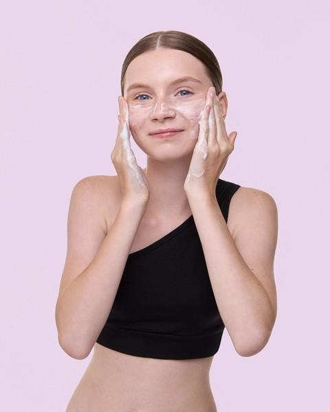 Изображение товара Гель для умывания The Act Мягкий очищающий/розовый Pureskin Cleansing Gel (150мл)