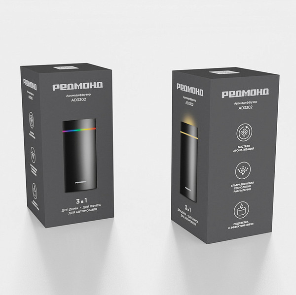 Изображение товара Аромадиффузор электрический Redmond AD3302 (черный)