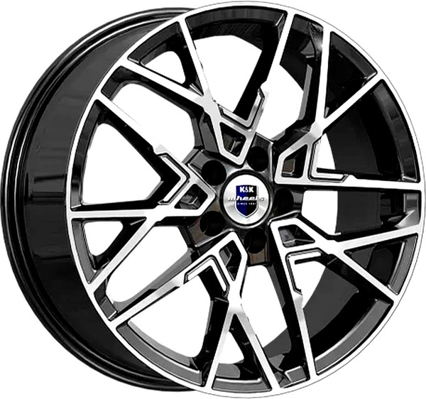 Изображение товара Литой диск K&K Вудроф 18x7" 5x114.3мм DIA 67.1мм ET 33мм Алмаз черный