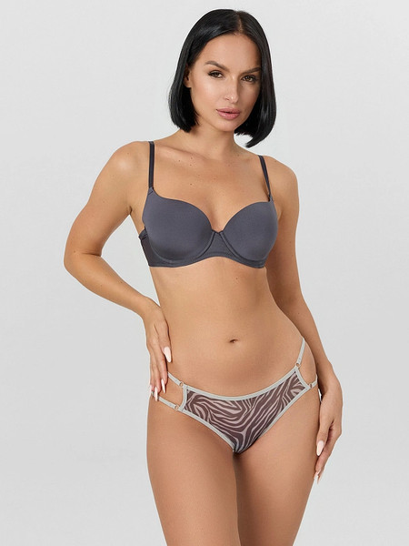 Изображение товара Комплект женских трусов Mark Formelle 412438-3 (р.90, зебра на сером)