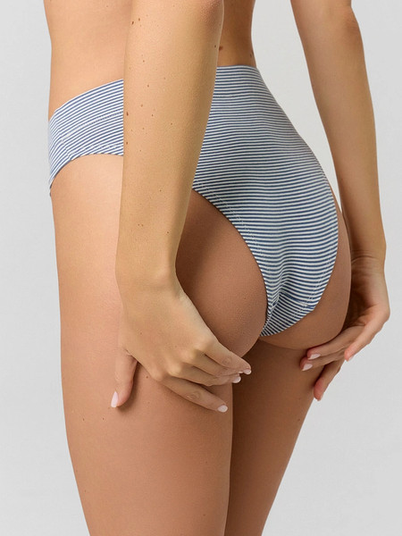 Изображение товара Комплект женских трусов Mark Formelle 412542-3 (р.98, полосочка на молочном/декор)