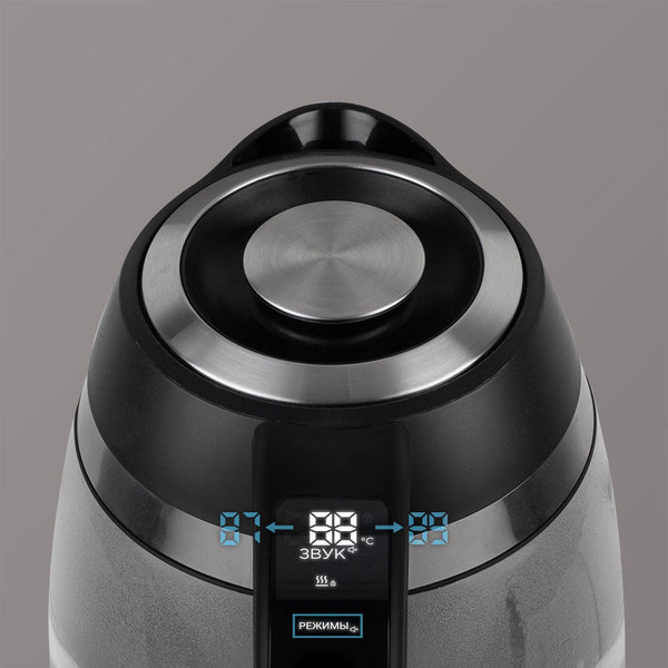 Изображение товара Электрочайник Redmond SkyKettle KG230S (черный/хром)