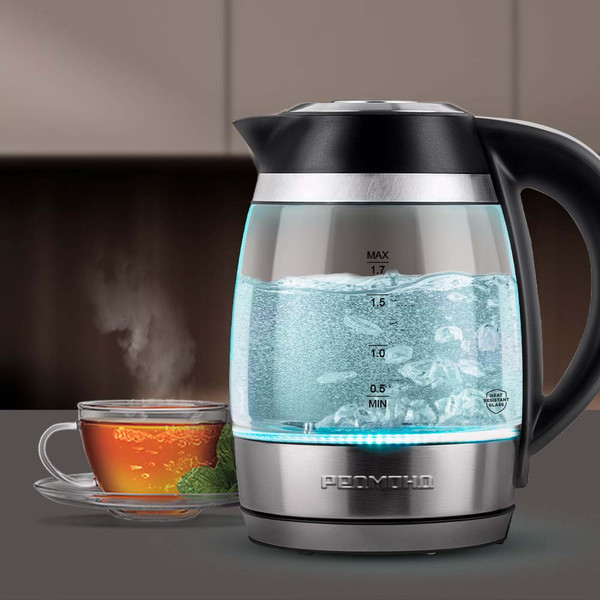 Изображение товара Электрочайник Redmond SkyKettle KG230S (черный/хром)