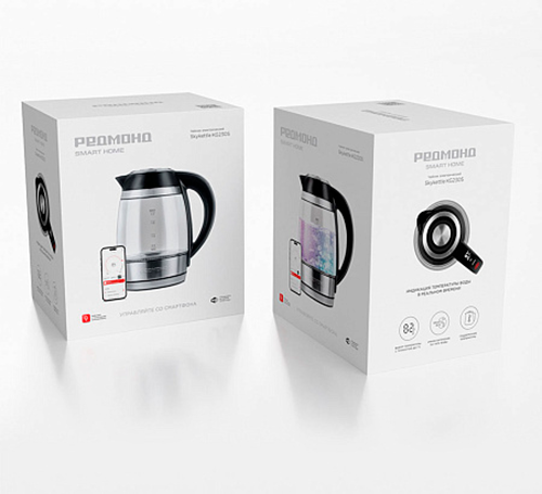 Изображение товара Электрочайник Redmond SkyKettle KG230S (черный/хром)