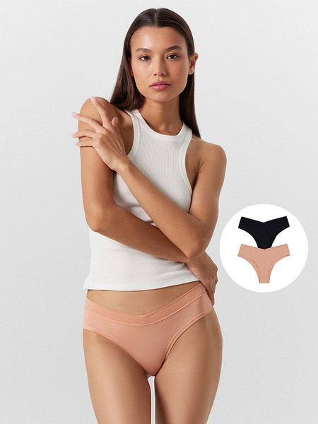 Изображение товара Комплект женских трусов Mark Formelle 412604-2 (р.102, пралине)