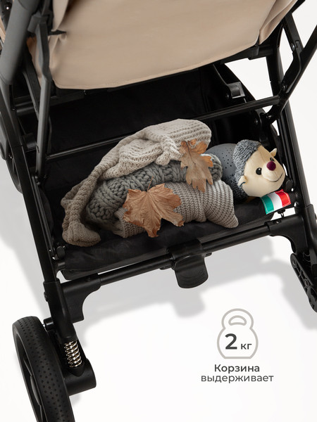 Изображение товара Детская прогулочная коляска Sweet Baby Aura Plus / 427358 (бежевый)