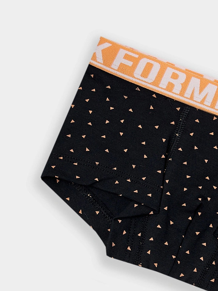 Изображение товара Трусы детские Mark Formelle 413354 (р.104/110-56-51, треугольники на черном)