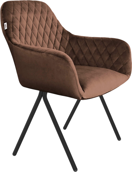 Изображение товара Стул Sheffilton SHT-ST38/S186 (кофейный ликер/черный муар)