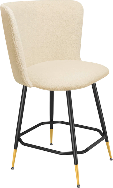 Изображение товара Стул барный Sheffilton SHT-ST36/S148-1 (бежевый/черный муар/золото)