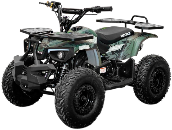Изображение товара Квадроцикл Motax Grizlik Mini Ps Bw (черный/зеленый камуфляж)
