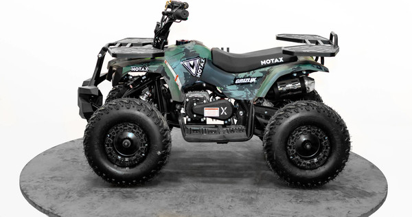 Изображение товара Квадроцикл Motax Grizlik Mini Ps Bw (черный/зеленый камуфляж)