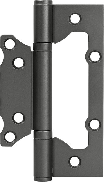Изображение товара Комплект петель дверных Нора-М Isparus 800-5 FHP 125x74x2.6 накладная (графит, без колп.)