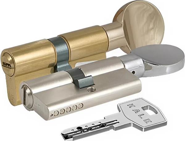 Изображение товара Цилиндровый механизм замка Kale 164 BM/90 35x10x45M (никель)