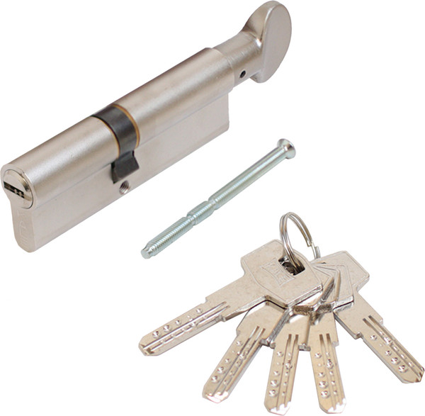 Изображение товара Цилиндровый механизм замка Kale 164 BM/90 35x10x45M (никель)