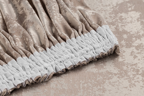 Изображение товара Комплект штор Mio Tesoro Мрамор 200x270 (2шт, бежевый)