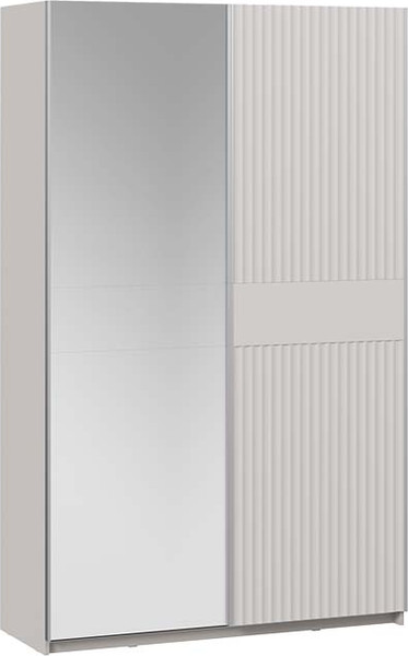 Изображение товара Шкаф-купе ТриЯ Оскар Тиффани Т2 1400 / 282734 (серебристый/кашемир/кашемир матовый)