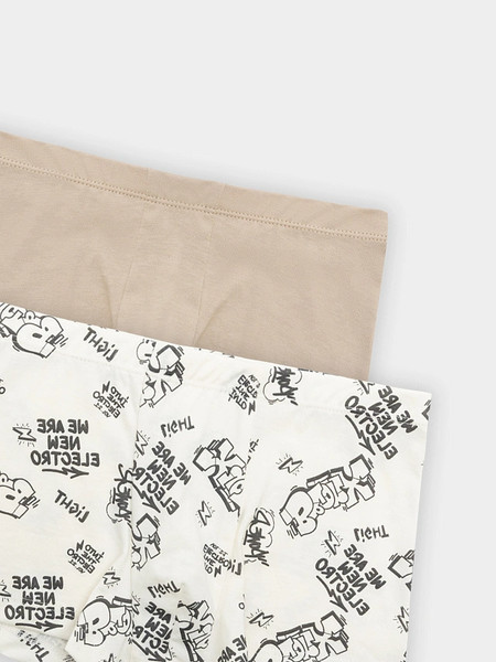 Изображение товара Комплект трусов детских Mark Formelle 413344-2 (р.104/110-56-51, граффити на молочном/бежевый)