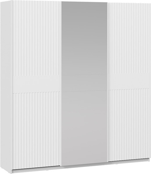 Изображение товара Шкаф-купе ТриЯ Оскар Тиффани Т2 2100 / 282755 (белый/белый снег/белый софт)