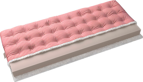 Изображение товара Матрас Mr. Mattress Natsu Red 120x200 (с липучками)