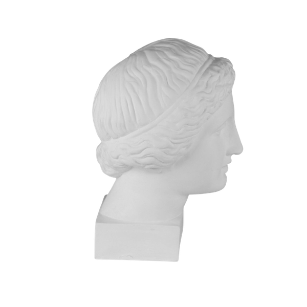 Изображение товара Гипсовая фигура художественная Мастерская Экорше Экорше Голова Музы / 10-126