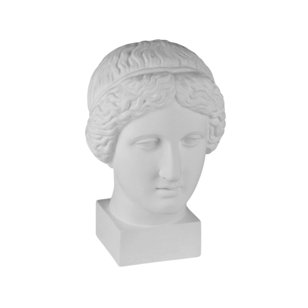 Изображение товара Гипсовая фигура художественная Мастерская Экорше Экорше Голова Музы / 10-126